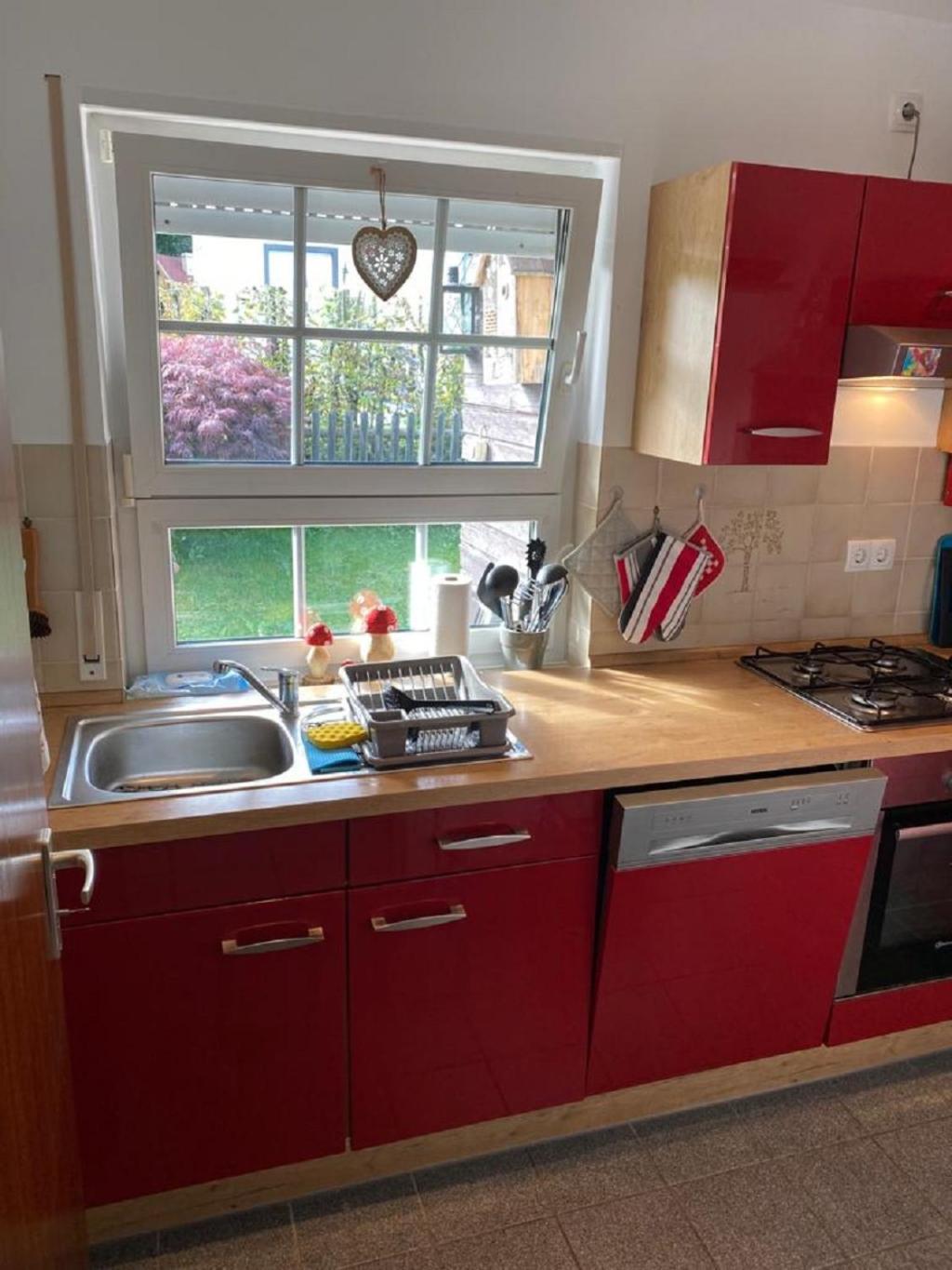 Ferienhaus Glueckspilz Beim Hennesee Meschede Bagian luar foto